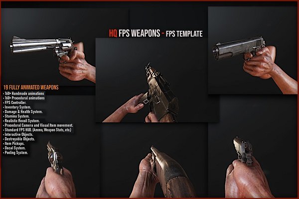 Unity Asset - HQ FPS Template v1.3
