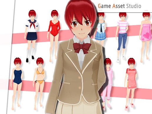 Unity Asset - Honoka Futaba Basic Set v1.17