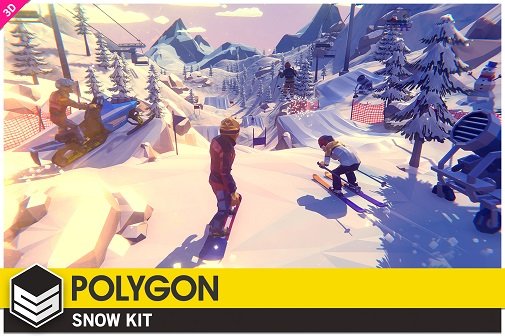 Unity Asset - POLYGON - Snow Kit v1.2