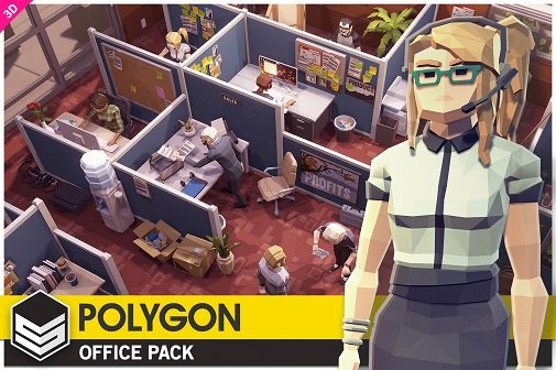 Unity Asset - POLYGON - Office Pack v1.03