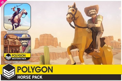 Unity Asset - POLYGON - Horse Pack v2.0