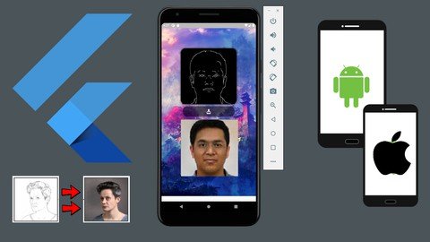 Flutter 2.0 Android &amp; iOS Drawing to Real Life Generator App