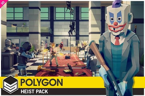Unity Asset - POLYGON - Heist Pack v1.4