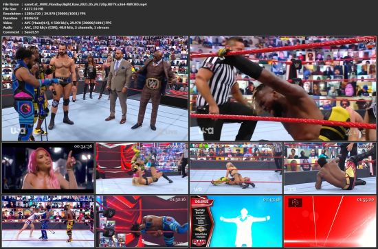  WWE Monday Night Raw 2021 05 24 720p HDTV x264-NWCHD
