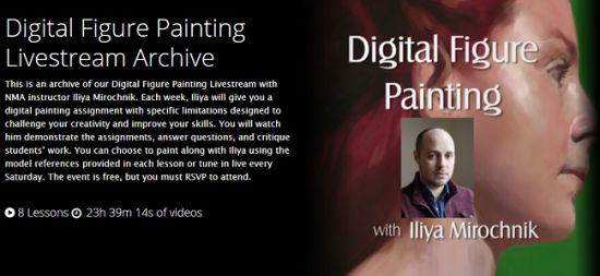 Digital Figure Painting – Iliya Mirochnik (Week 1 – 8)
