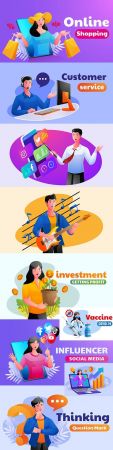 Digital marketing on social media and online shopping