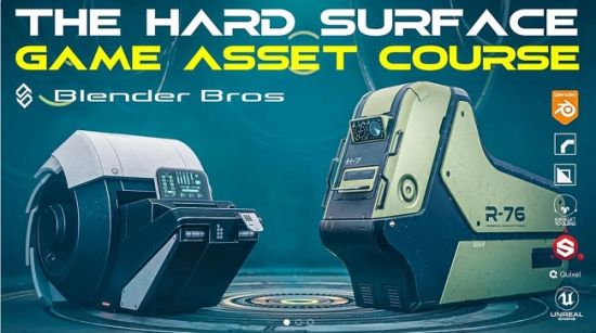 The BlenderBros Hard Surface Game Asset Course