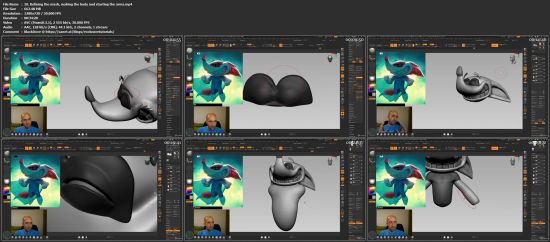 Zbrush -Blender -Substance Painter full 3D character course