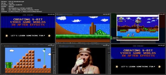 Creating 8-bit Video Game Worlds in After Effects
