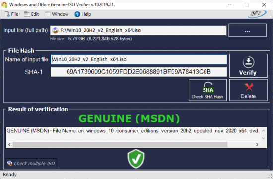 windows and office genuine iso verifier