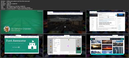 Learn the basics of HTML, CSS, and JavaScript with a background video project