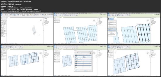 Revit Panelling pt1 Curtain Walls,Curtain Systems and Sloped Glazing