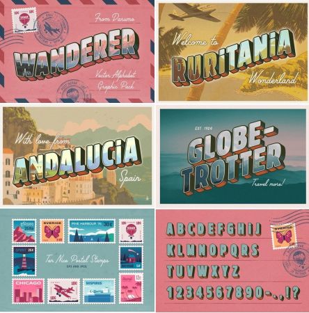 Wanderer Vector Alphabet