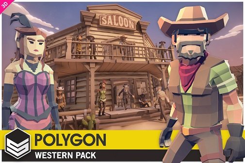 Unity Asset - POLYGON - Western Pack v1.03