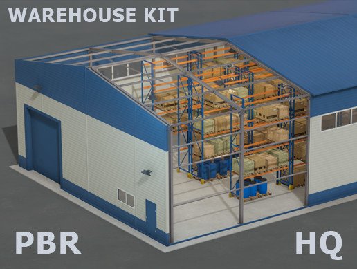 Unity Asset - Warehouse Kit HQ v1.0