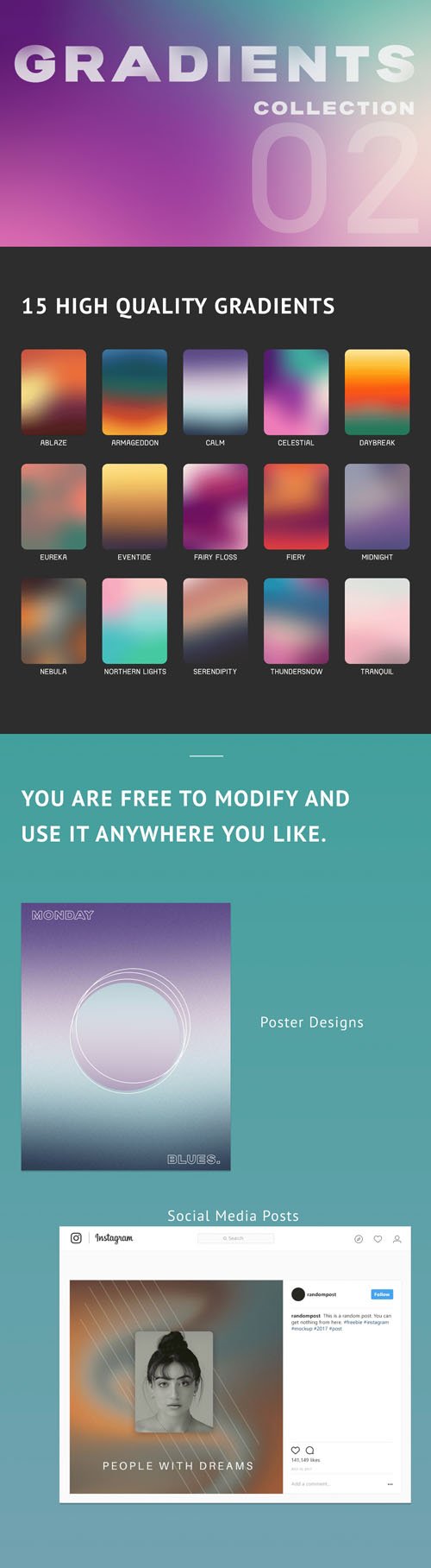 15 High Quality Gradient Collection