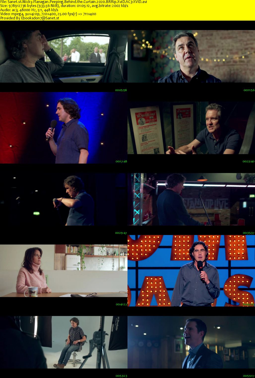 Micky Flanagan Peeping Behind the Curtain 2020 BRRip XviD AC3-XVID