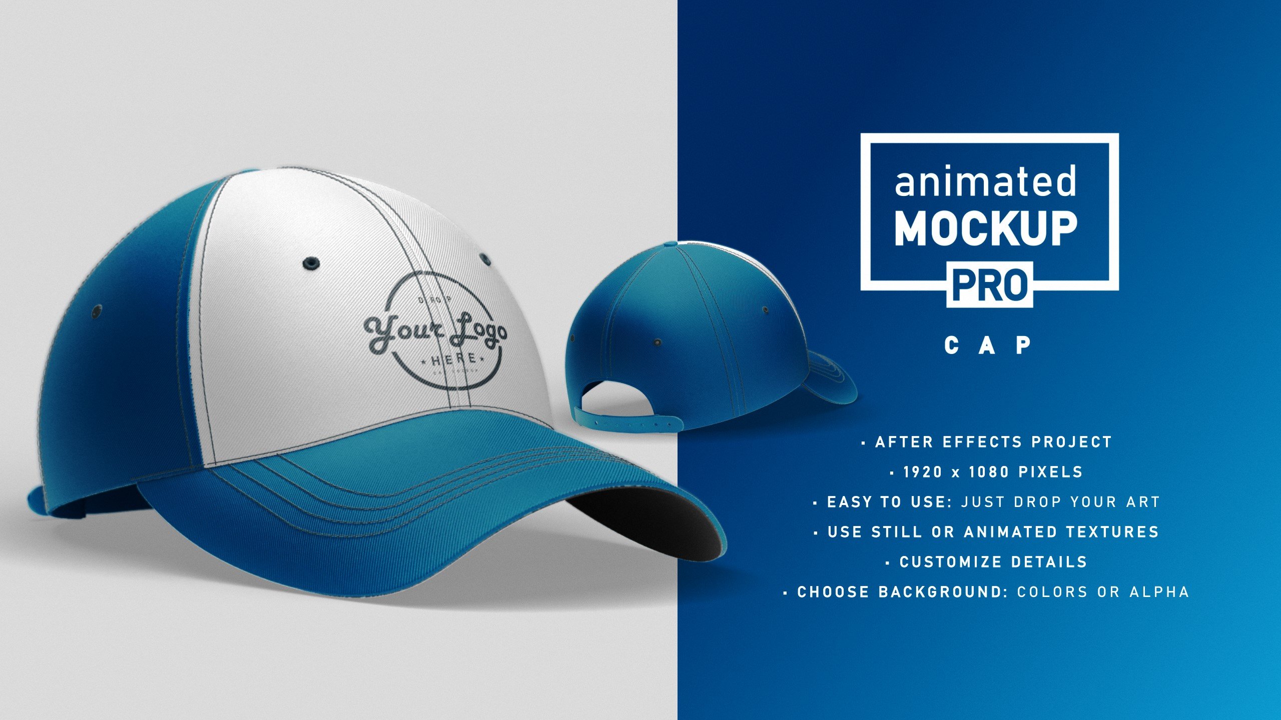 Download Download Videohive Animated Mockup Pro Cap 32523603 Softarchive