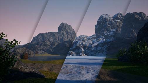 Unreal Engine Asset Pack - Multiplayer Dynamic Weather System v3