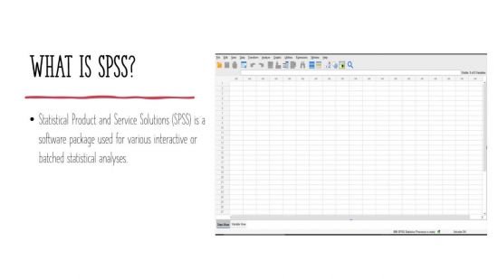 Learn SPSS Fast and Effectively