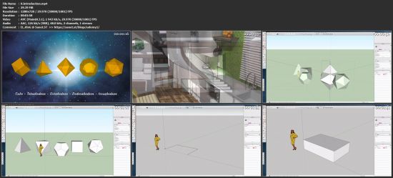 Basic SketchUp: Build the 5 Platonic Solids