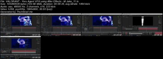 VALORANT - Yoru Agent VFX using After Effects