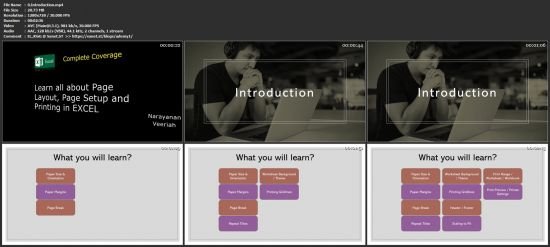 Learn all about Page Layout, Page Setup and Printing in Excel