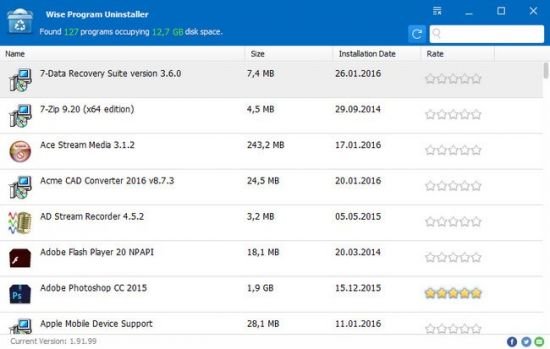 Wise Program Uninstaller 3.2.9.275 Multilingual
