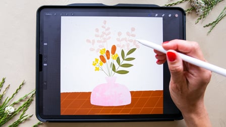 Skillshare - How to Draw a Stylized Wildflower Illustration in Procreate