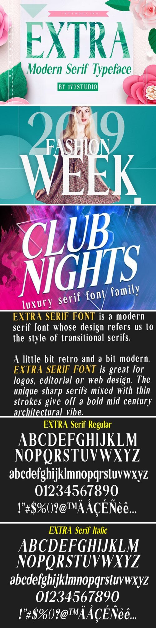 Extra - Luxury Serif Font Family [2-Weights]