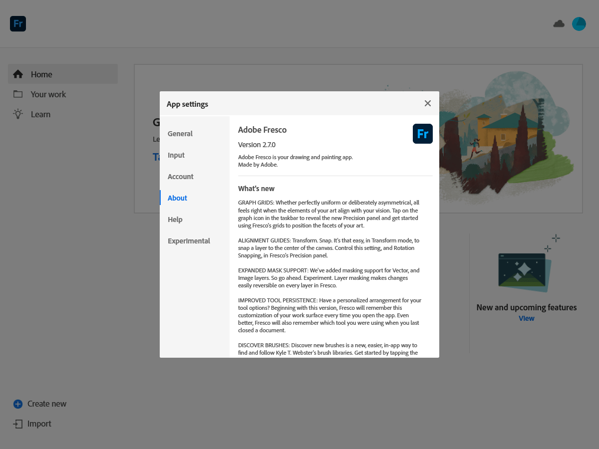 download the new version for ios Adobe Fresco 4.7.0.1278
