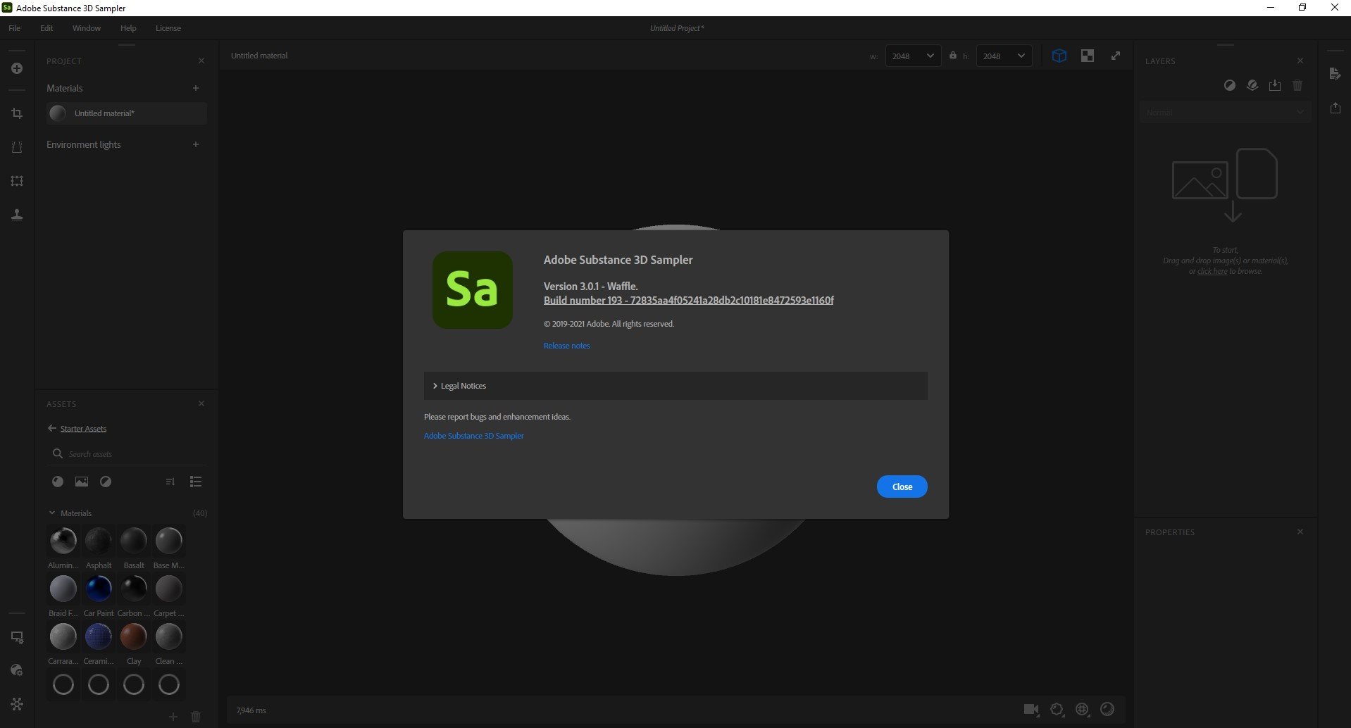 download the new for windows Adobe Substance 3D Sampler 4.1.2.3298