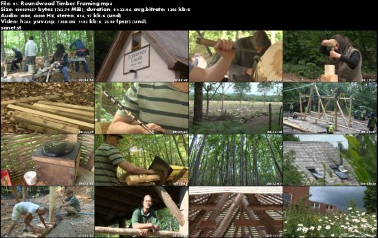 Roundwood Timber Framing: Building Naturally Using Local Resources