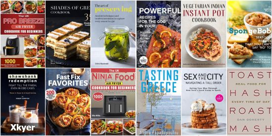 30 Assorted Cooking Books Collection July 16, 2021