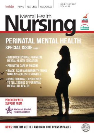 Mental Health Nursing Volume 43 No 3 June July 2021