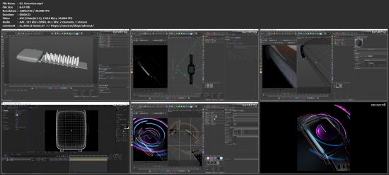 Cinema 4D: Creating Watches scene
