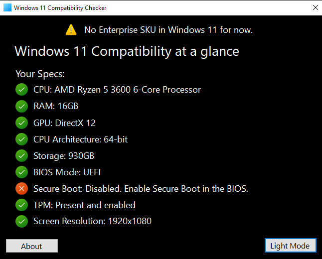 compatibility check for windows 11