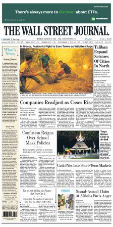 The Wall Street Journal - August 9, 2021