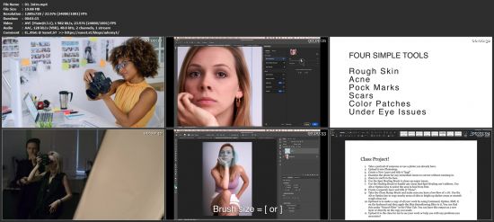 Photoshop Class   How to Correctly Edit Skin for Beginners