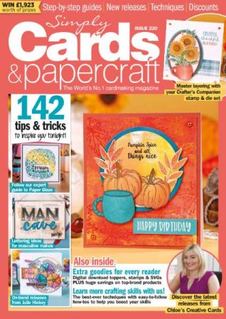 Simply Cards &amp; Papercraft - Issue 220 - August 2021
