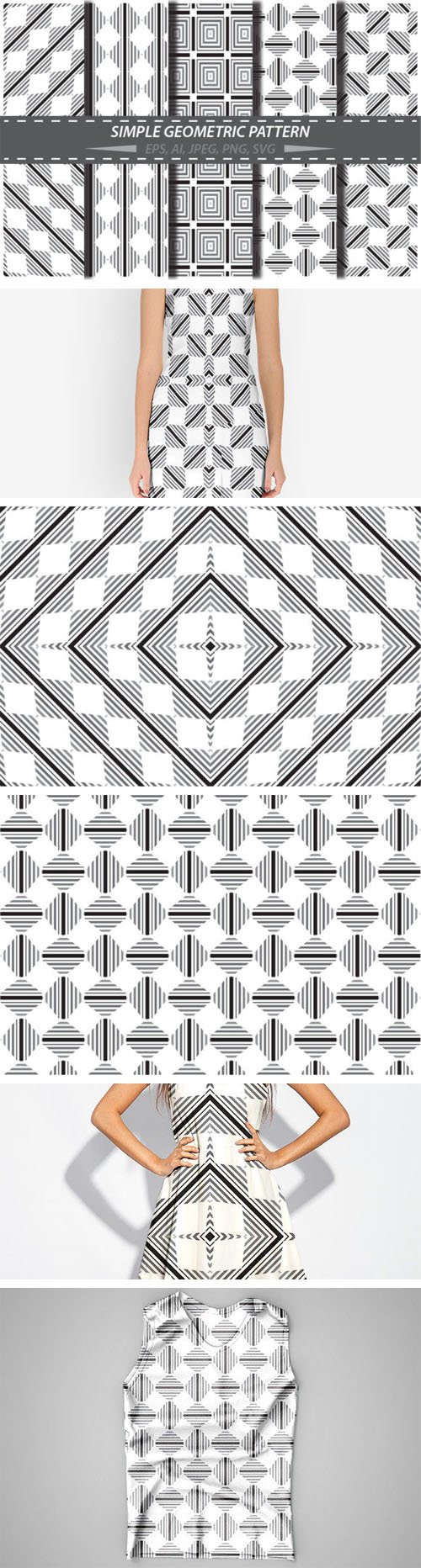 Geometric Patterns - Vector Shapes and Backgrounds