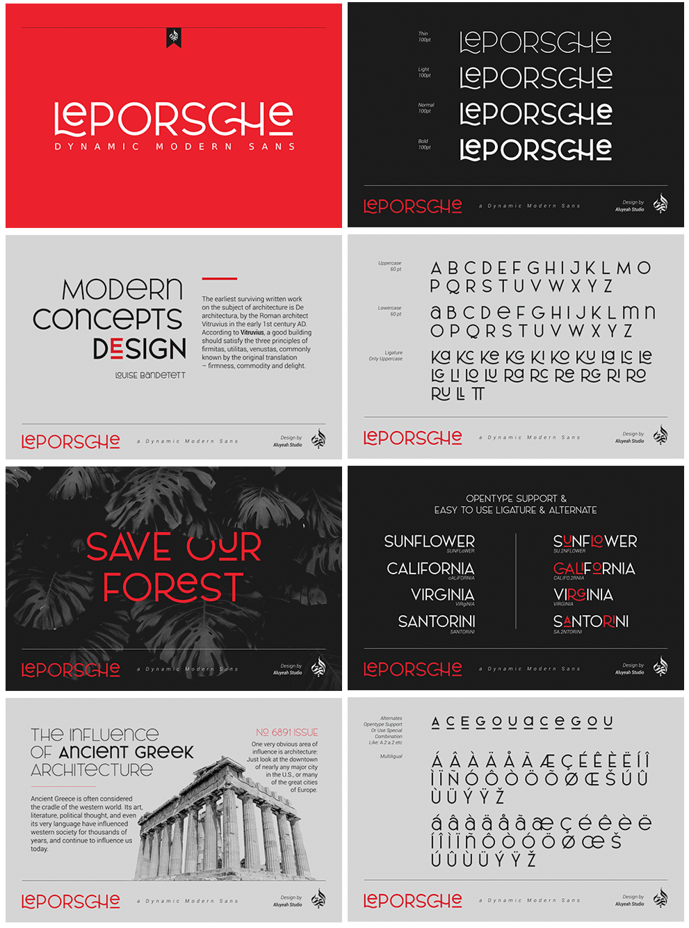 Le PORSCHE Typeface | SoftArchive