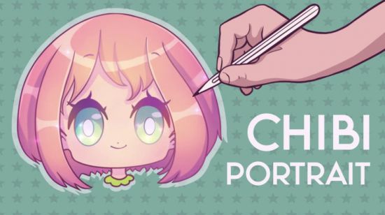 Draw a Cute Cartoon Chibi Character Portrait   Procreate