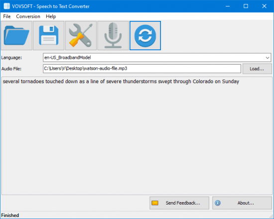 VovSoft Speech to Text Converter 1.4