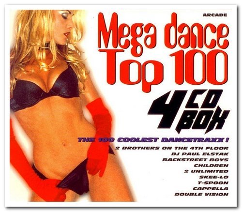 VA - Mega Dance Top 100 4CD Box Set (1996)