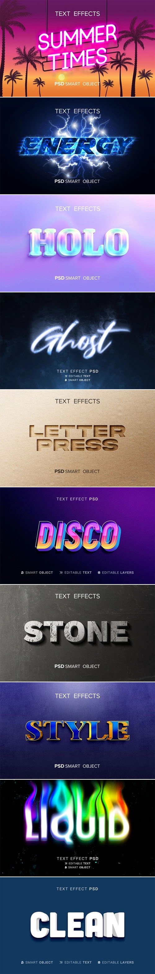 10 Creative Photoshop Text Effects Vol.2