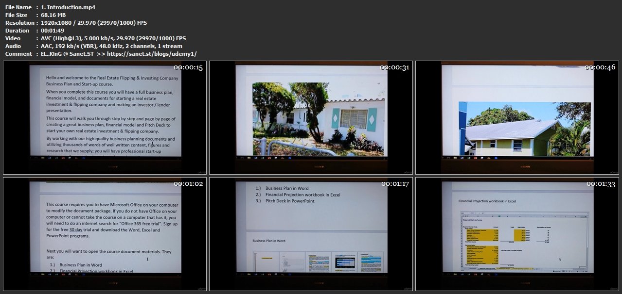 House Real Estate Flipping Business Plan Template Example SoftArchive