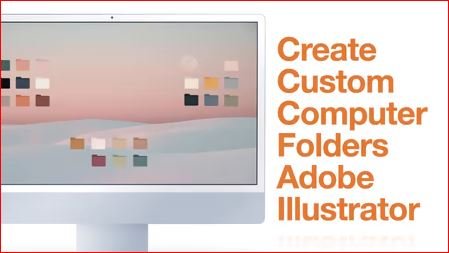 Make Custom Colorful Desktop Folders with Adobe Illustrator for Beginners - Graphic Design Class