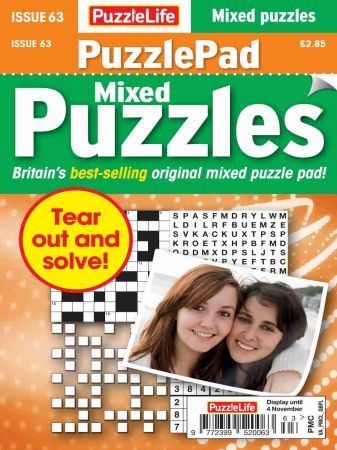 PuzzleLife PuzzlePad Puzzles - Issue 63, 2021