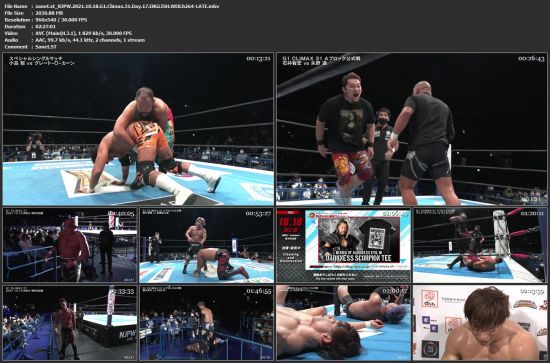 NJPW 2021 10 18 G1 Climax 31 Day 17 ENGLISH WEB h264-LATE